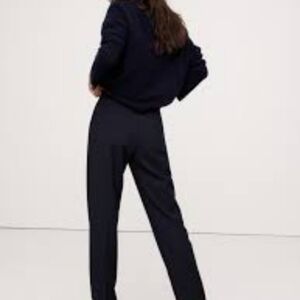 Banana Republic Straight-Leg Pants in Navy